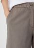 Cotton Hemp Stretch Wide-Leg Pant