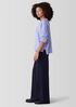 Organic Cotton Chenille Jewel Neck Top