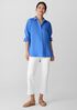 Organic Handkerchief Linen Classic Collar Shirt