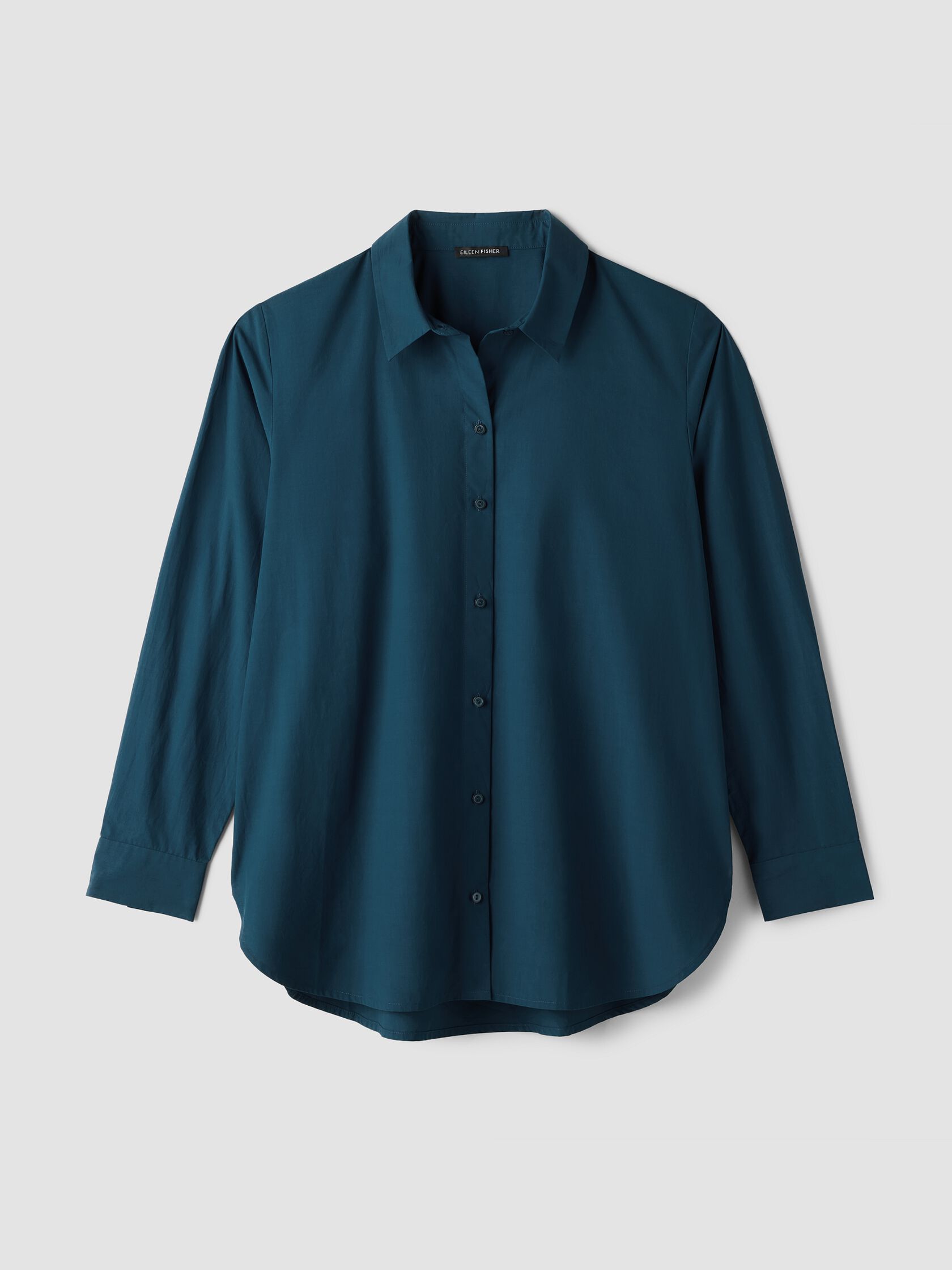 Organic Cotton Poplin Classic Collar Shirt