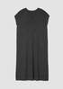 Merino Rib V-Neck Dress
