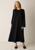 Extra-Fine Ponte Crew Neck Dress
