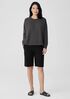 Pima Cotton Stretch Jersey Walking Shorts
