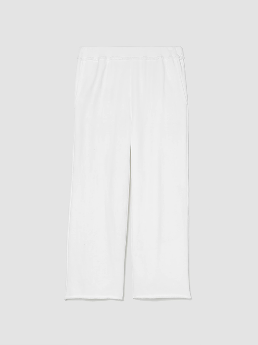 Lightweight Organic Cotton Terry Straight Pant
