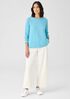 Organic Cotton Slub Crew Neck Top
