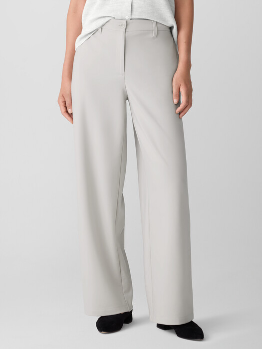 Washable Flex Ponte Wide Trouser Pant