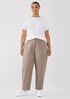 Cotton Hemp Stretch Lantern Pant