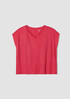 Organic Linen Jersey V-Neck Tee
