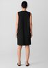 Lightweight Ponte Split Neck Dress