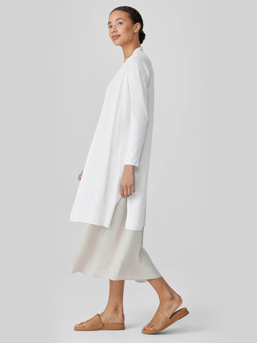 Organic Linen Cotton Long Cardigan