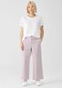 Organic Cotton Stretch Corduroy Wide-Leg Pant