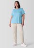 Organic Pima Cotton Jersey Round Neck Tee