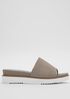 Touch Leather Flatform Sandal