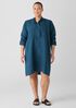 Washed Organic Linen D&eacute;lav&eacute; Shirtdress