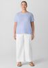 Organic Pima Cotton Jersey Round Neck Tee