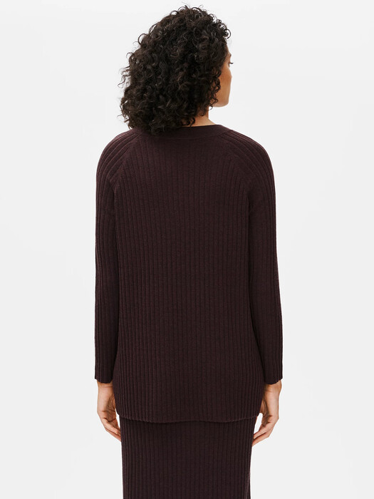 Merino Crew Neck Top in Regenerative Wool