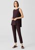 Washable Stretch Crepe High Waisted Pant