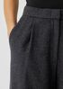 Soft Wool Flannel Wide-Leg Pant