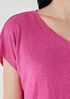 Organic Linen Jersey V-Neck Tee