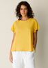 Organic Cotton Slubby Jersey Crew Neck Tee