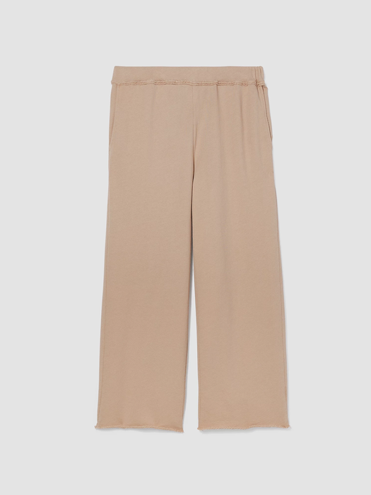Lightweight Organic Cotton Terry Straight Pant