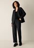 M&eacute;lange Felted Wool Jersey Angled Jacket in&nbsp;Regenerative Wool