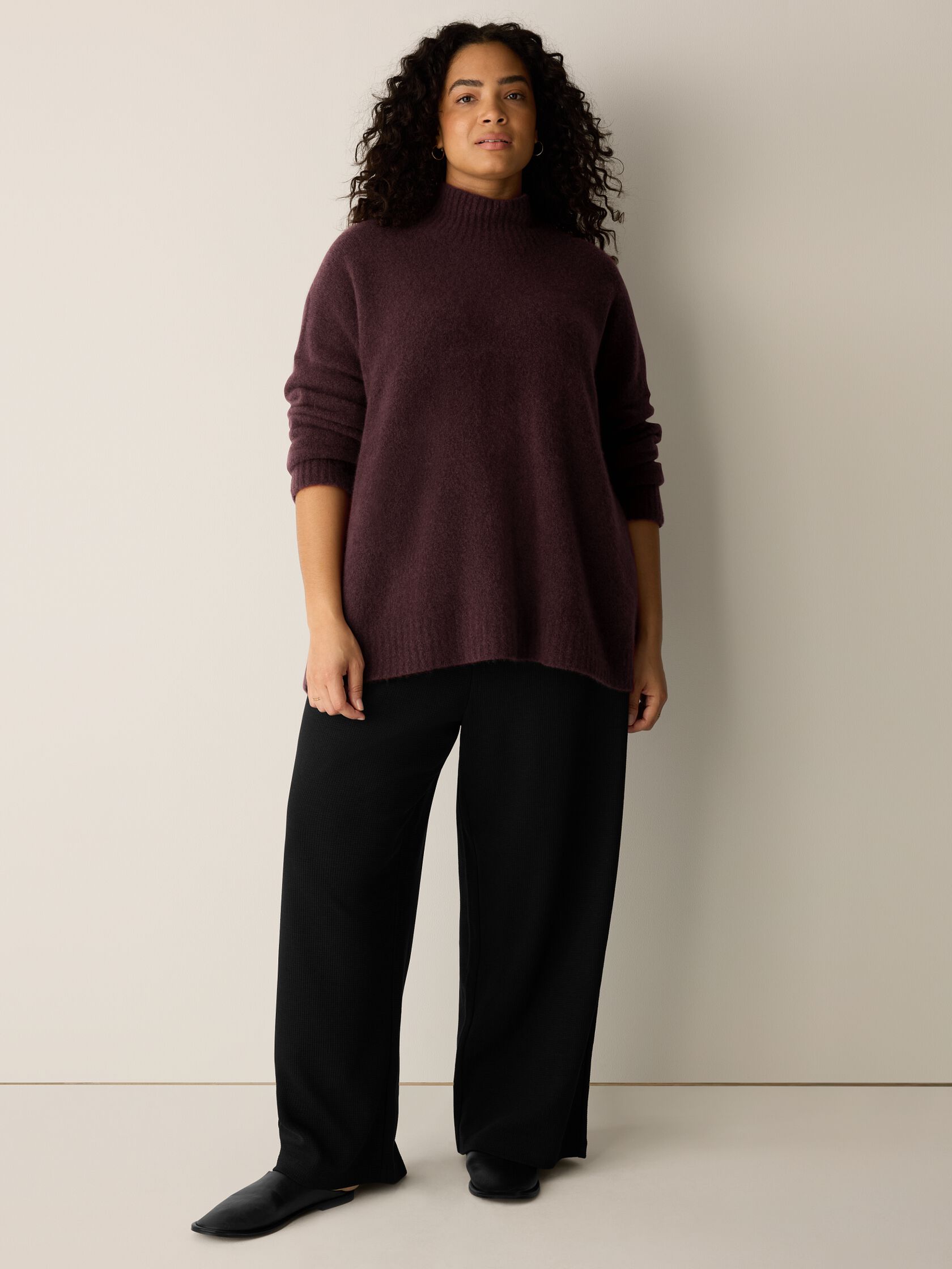 Cashmere Silk Bliss Turtleneck Top
