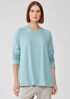 Cozy Brushed Terry Hug Raglan-Sleeve Top