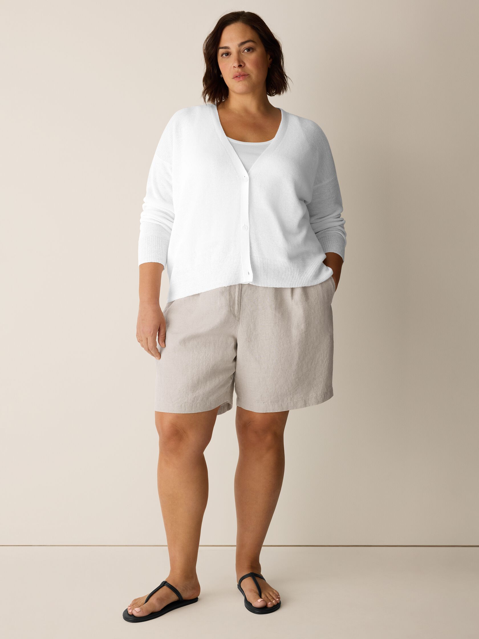 Organic Linen Shorts