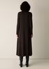 Stretch Jersey Knit Turtleneck Dress