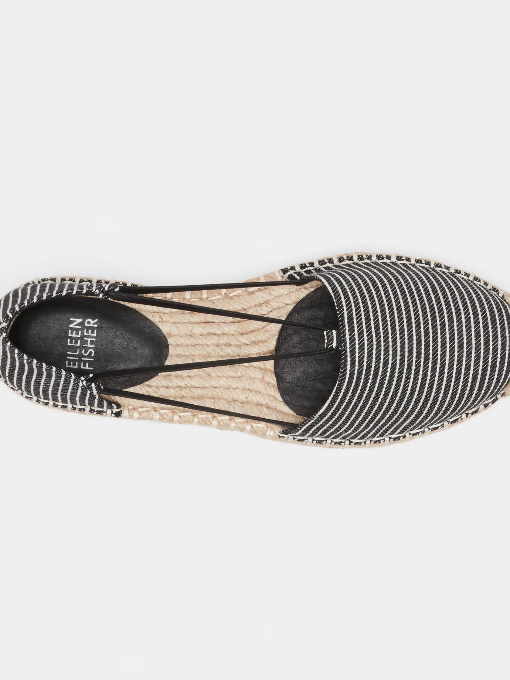 Lee Striped Canvas Espadrille Flat