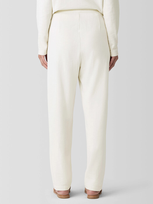 Garment-Dyed Terry Slouchy Pant