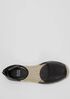 Lala Tumbled Leather Espadrille Flat