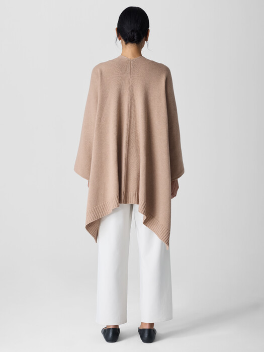 Recycled Cashmere Wool Poncho