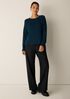 Merino Crew Neck Top in Regenerative Wool