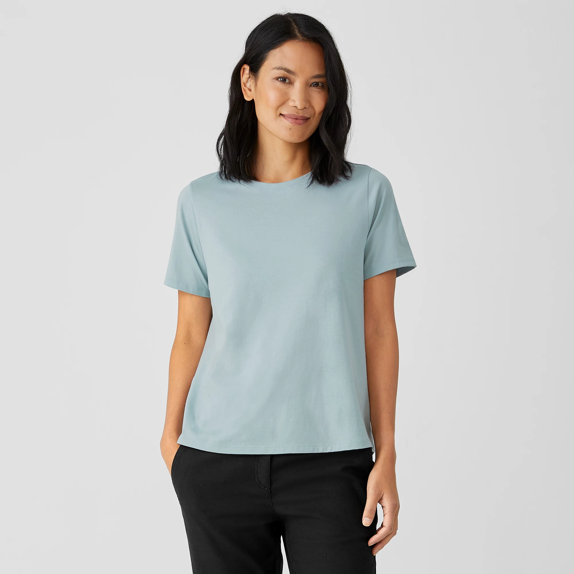 Eileen fisher cotton t shirts Clearance