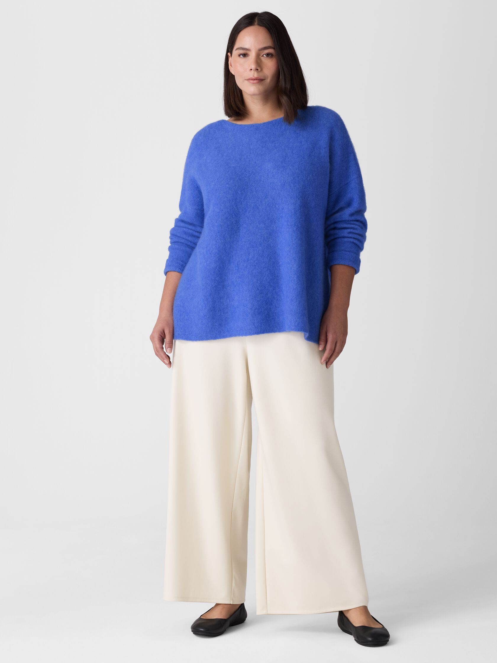 Cashmere Silk Bliss Bateau Neck Top