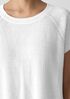 Organic Linen Cotton Jewel Neck Top
