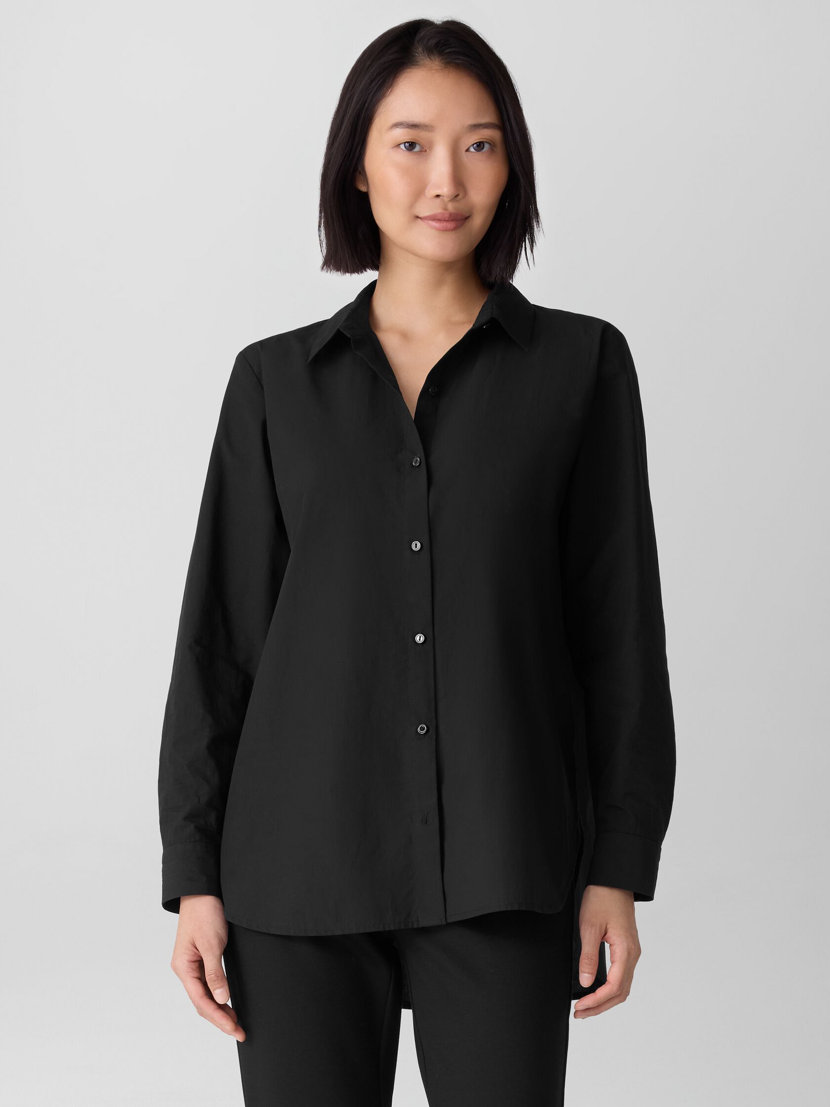 Organic Cotton Poplin Classic Collar Shirt