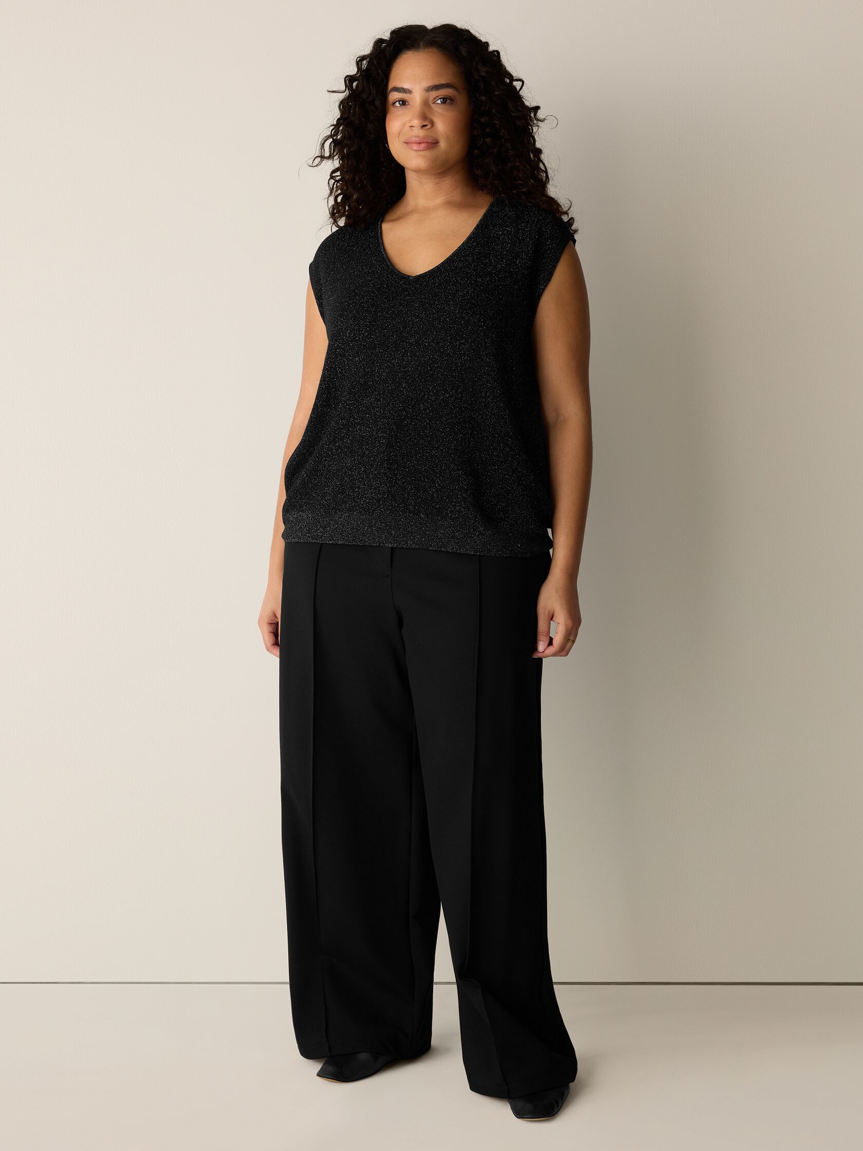 Wool Shimmer Vest in&nbsp;Regenerative Wool