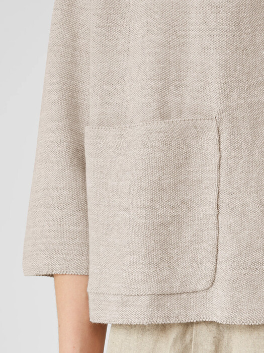 Organic Linen Cotton Seed Cardigan