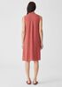 Puckered Organic Linen Sleeveless Dress