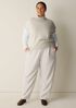 Fine Felted Wool Turtleneck Top in Regenerative Wool