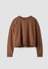 Garment-Dyed Organic Cotton Terry Cropped Box-Top