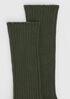 Cotton Ribbed Trouser Sock