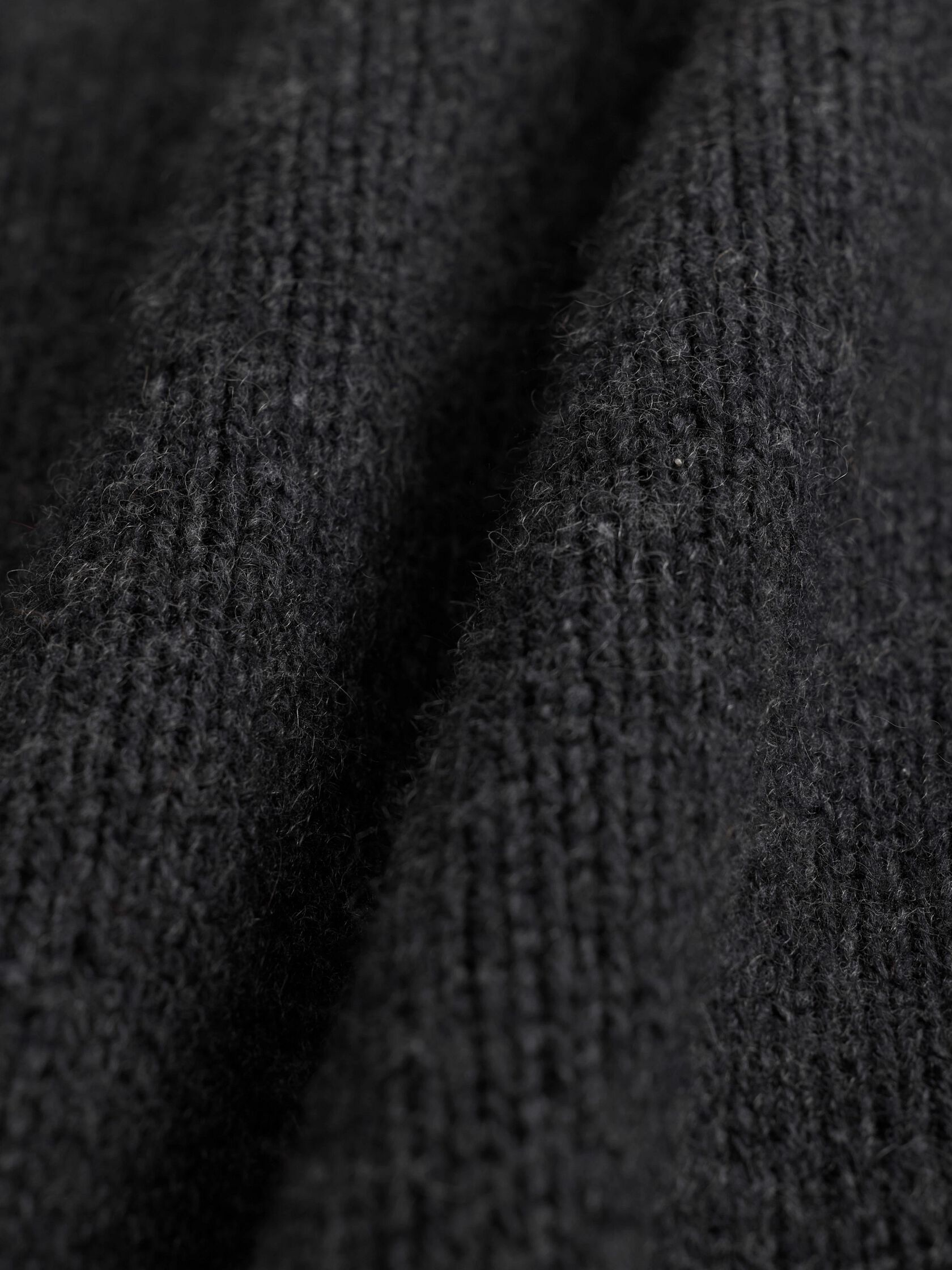 Cotton & Recycled Cashmere Crew Neck Long Top