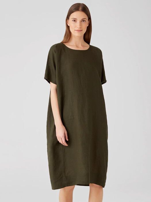 Organic Handkerchief Linen Dress | EILEEN FISHER Organic Handkerchief Linen Dress | EILEEN FISHER