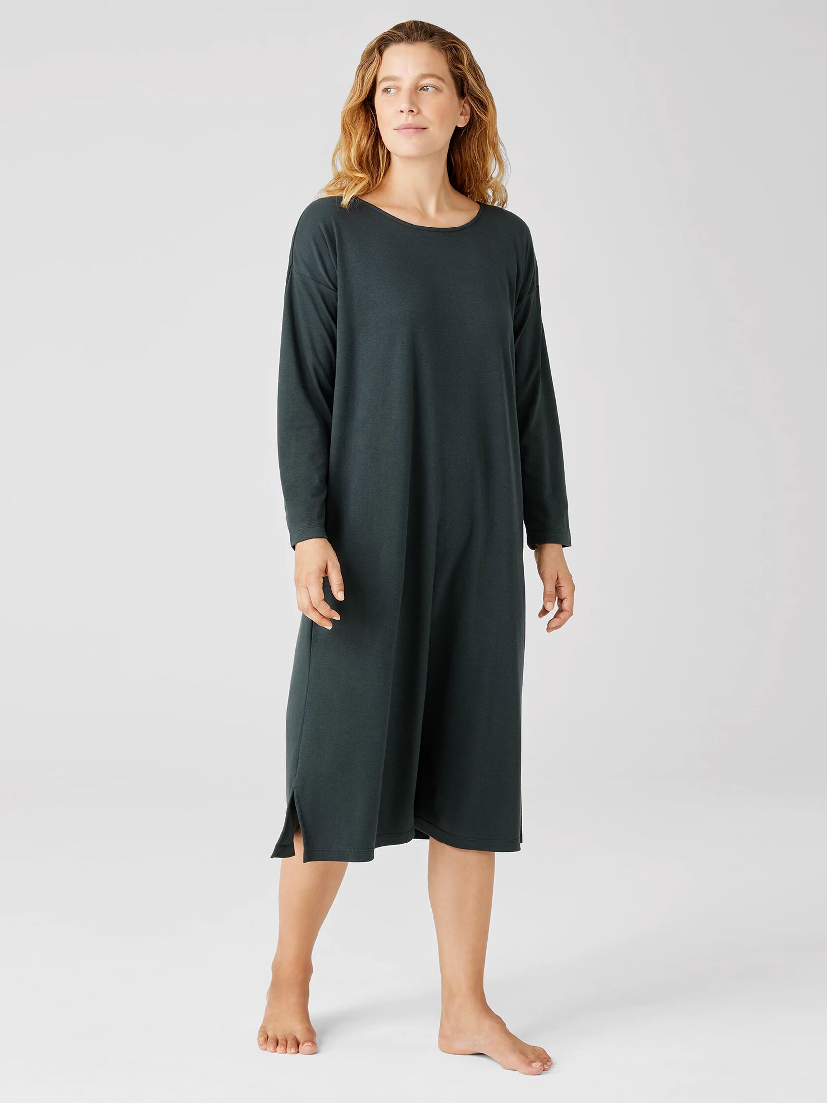 Cozy Organic Cotton Interlock Dress