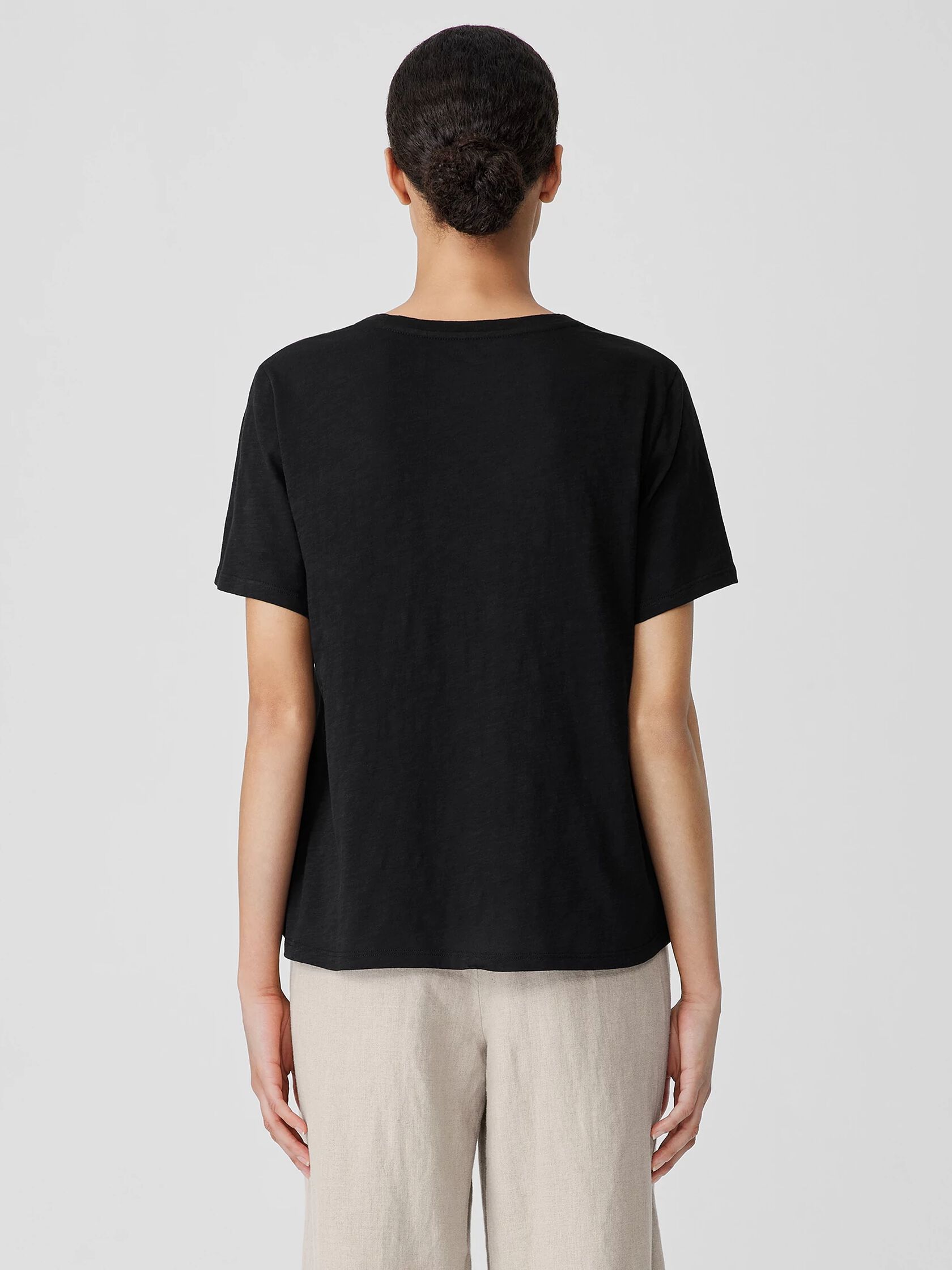 Organic Cotton Slubby Jersey Tee