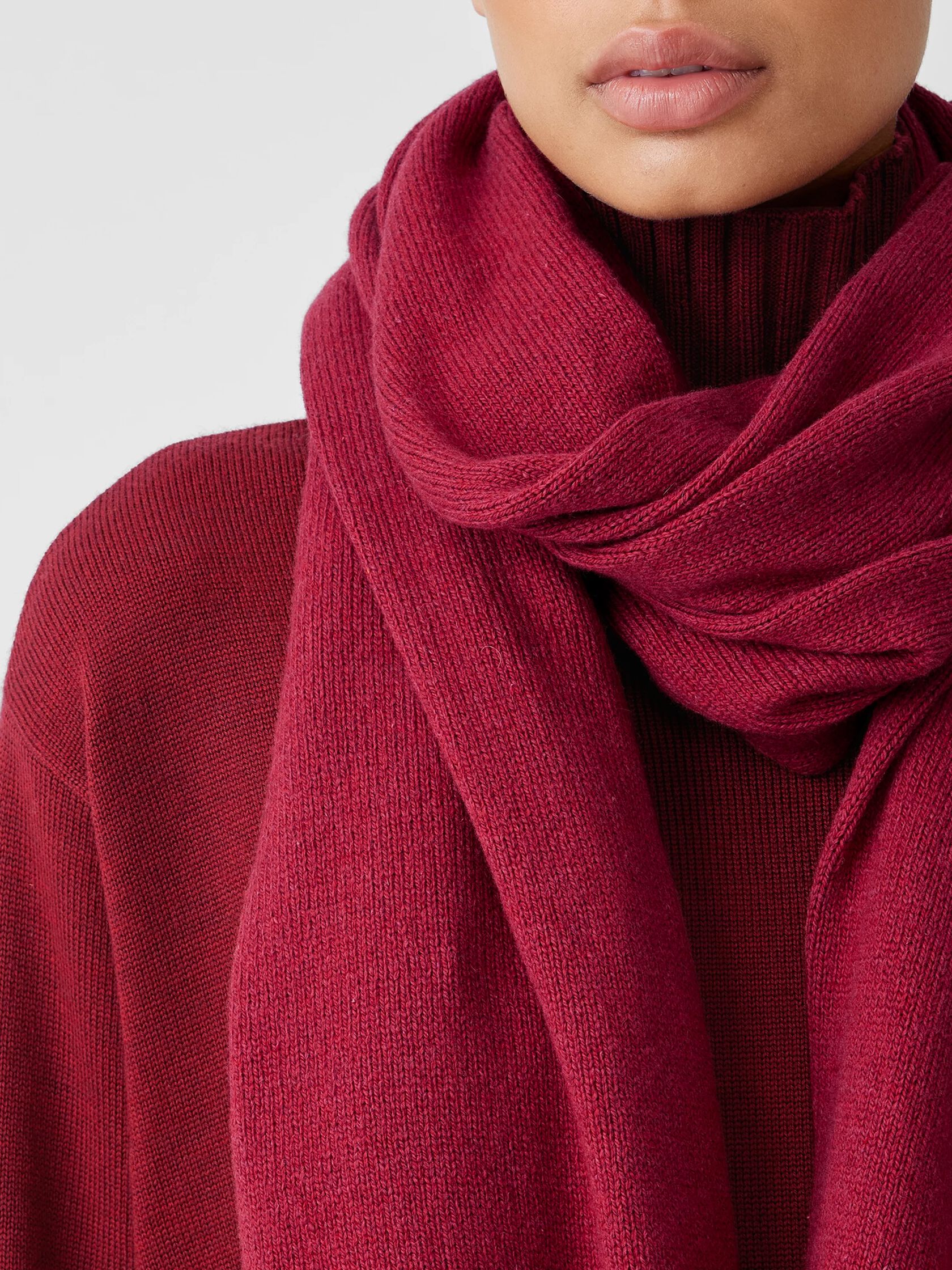 Cotton and Recycled Cashmere Wrap